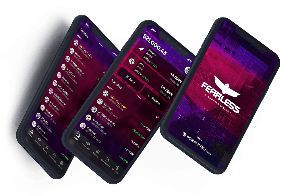 SORAMITSU Releases Fearless Wallet — The DeFi Wallet for the Kusama and Polkadot Networks that Anyone Can Use