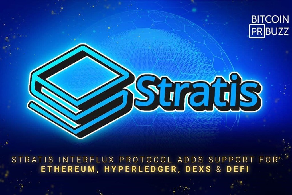 Stratis’ InterFlux Protocol Adds Support for Ethereum, Hyperledger, DEXs & DeFi