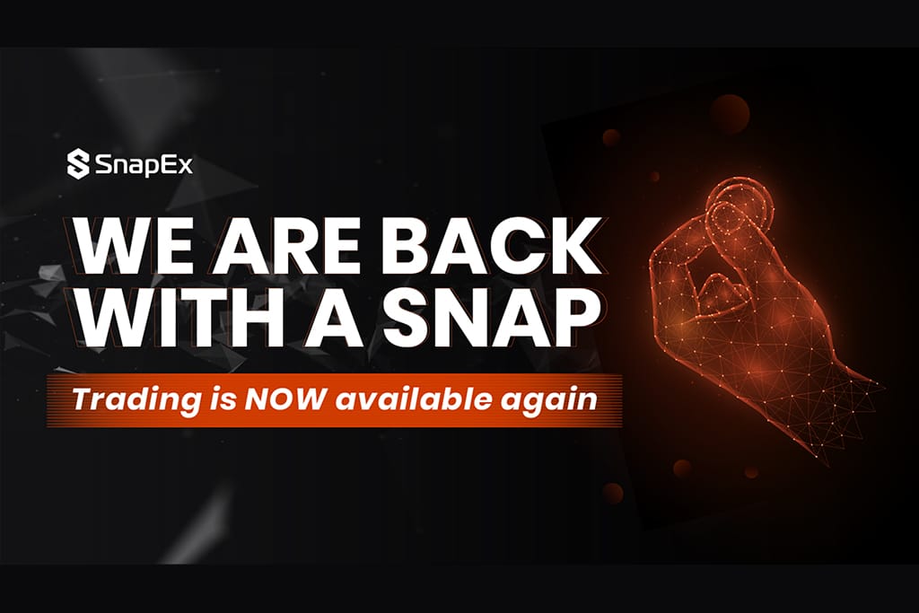 SnapEx Trading Platform Officially Relaunches with 90% Less Fees
