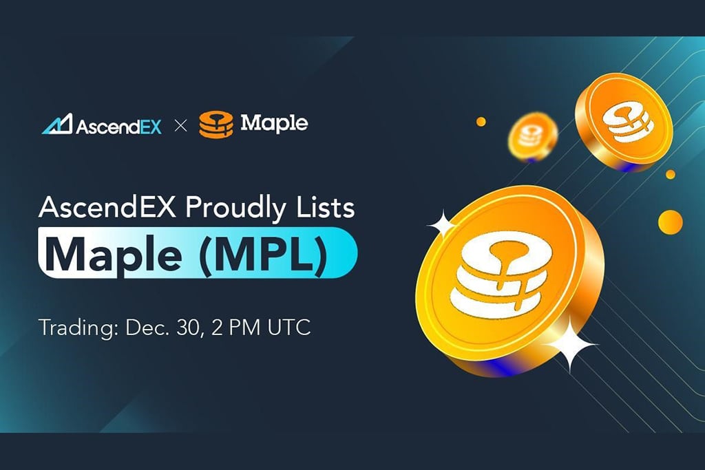 AscendEX Lists Maple Finance Token, MPL