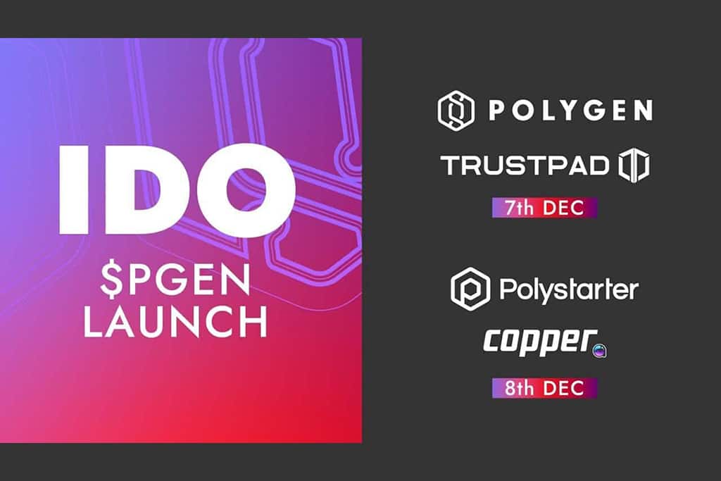 Polygen to Conduct Its IDO via Polygen, Trustpad, Polystarter and Copper