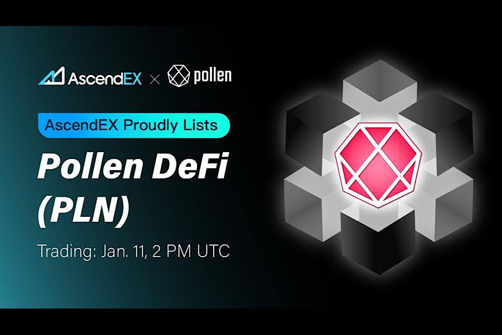 AscendEX Lists Pollen Token, PLN