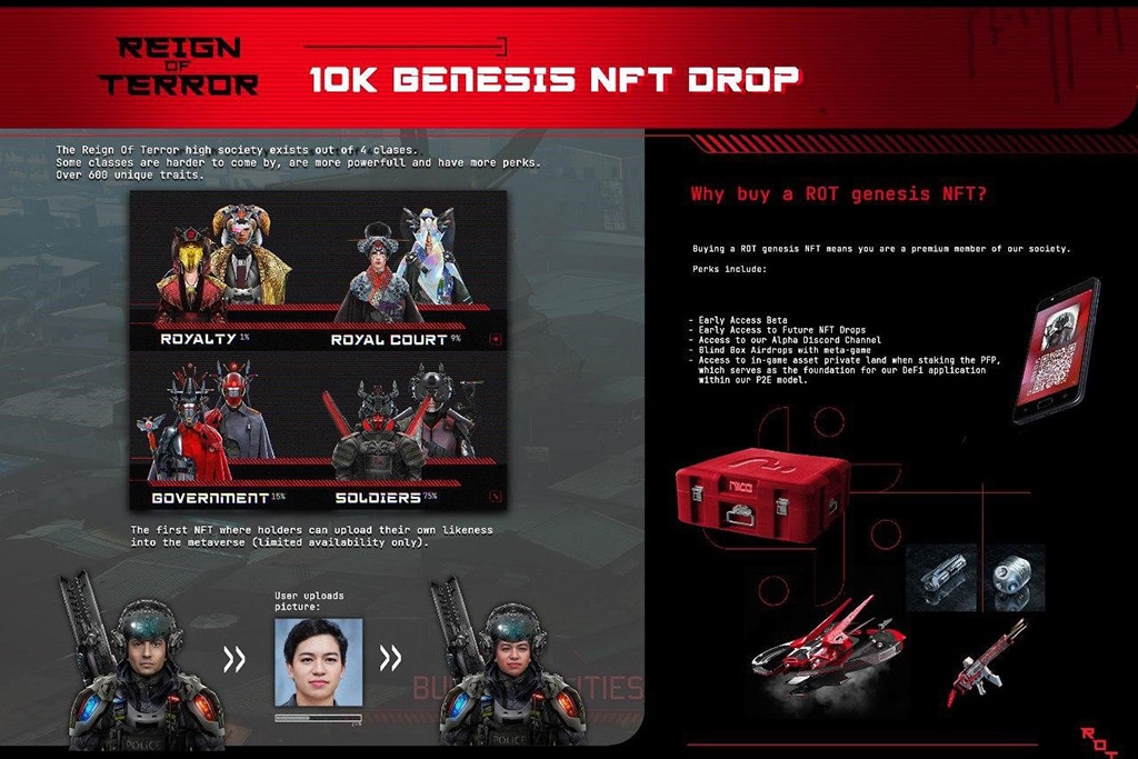 The Reign of Terror NFT Genesis Drop Is Launching Soon