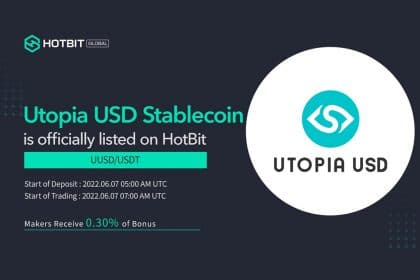 Hotbit Listed Utopia USD Stablecoin
