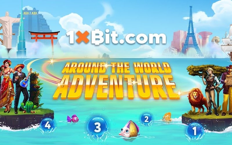Go Around the World with 1xBit and Win Crypto