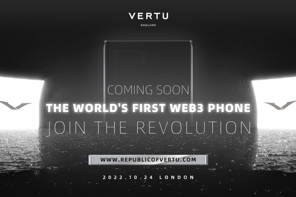 VERTU Debuts the World’s First WEB3 Phone, Flagship METAVERTU, to Make a New Decentralized Revolution