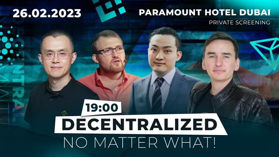 Decentralized – No Matter What! Private Documentary Film Screening 26th February Dubai