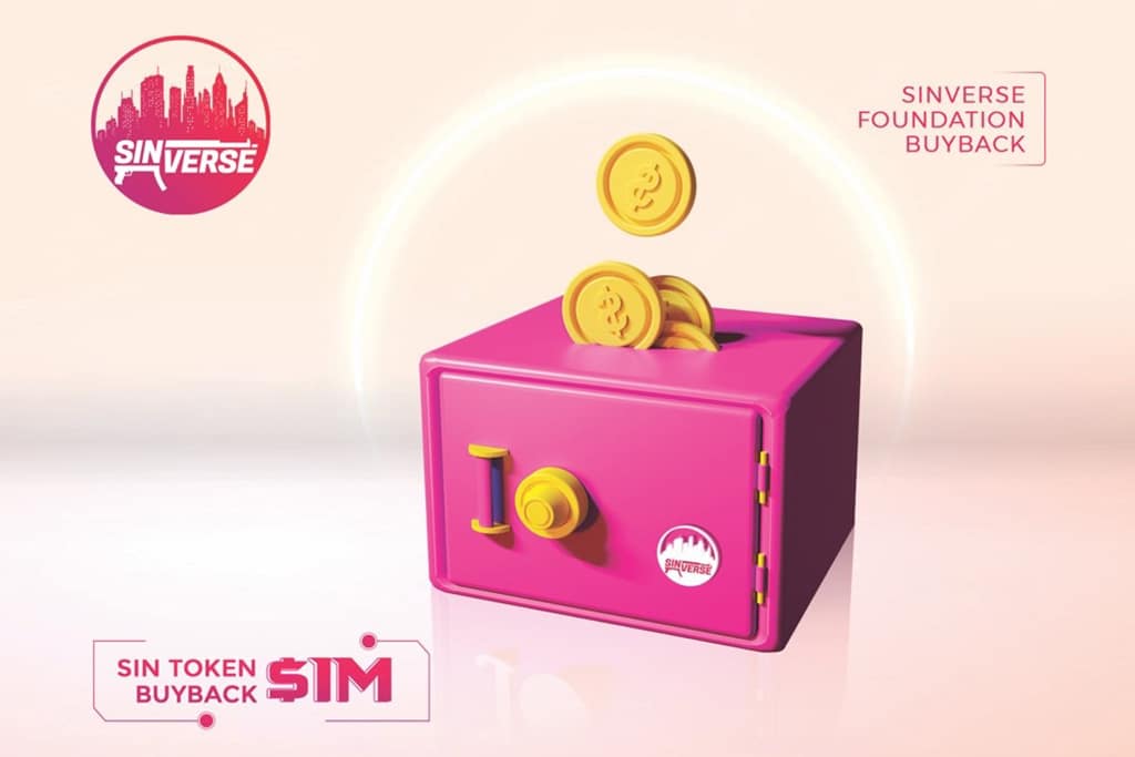 SinVerse Studios Announces $1 Million Buyback Program for the SIN Token