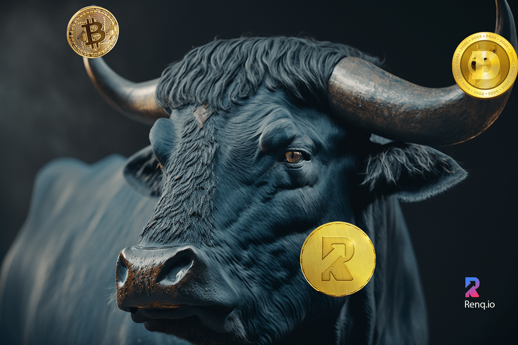 The Bulls in the Crypto Market Are Pinning Their Hopes on Bitcoin (BTC), Dogecoin (DOGE), and RenQ Finance (RENQ)