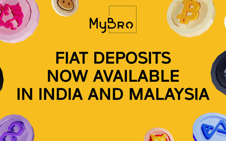 Crypto Leverage Trading Platform MyBro Enables Fiat Deposits for Clients from India and Malaysia