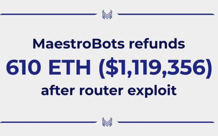 Maestro Trading Bot Refunds 610 ETH to Users Following Router Exploit