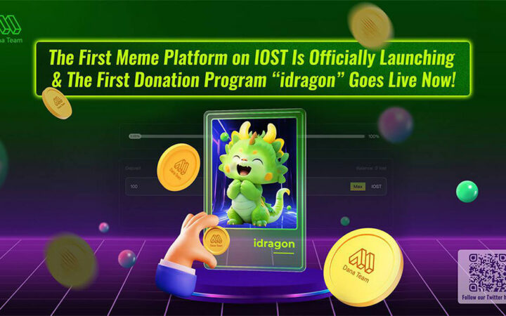 The First Meme Platform on IOST Is Officially Launching & The First Donation Program “idragon” Goes Live Now!