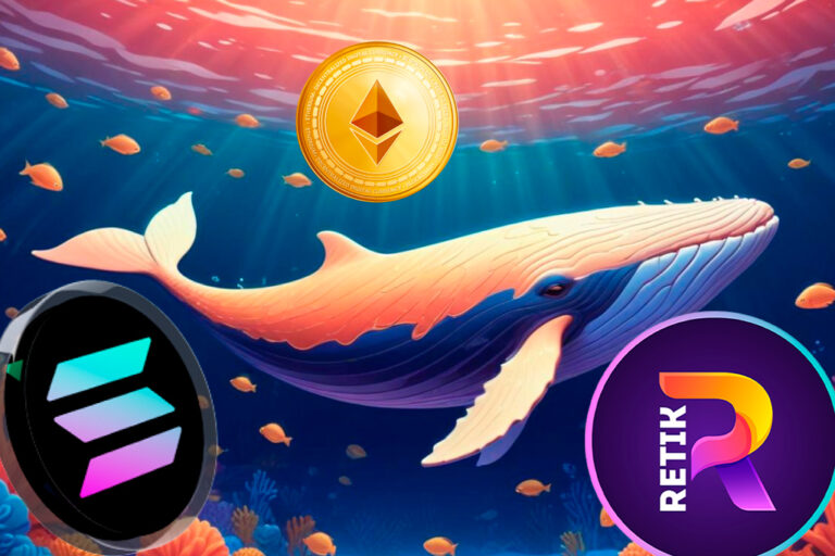 Crypto Whale With Big Appetite Moves $1,500,000 USDT into Ethereum (ETH), Solana (SOL), and New Project Retik Finance (RETIK) That Skyrocketed 2000% in a Day
