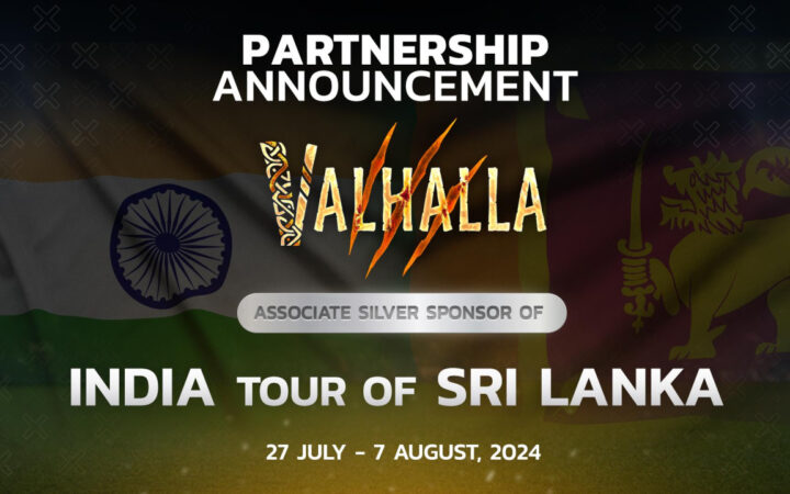 Floki’s Valhalla Joins as Associate Sponsor for India’s Tour of Sri Lanka