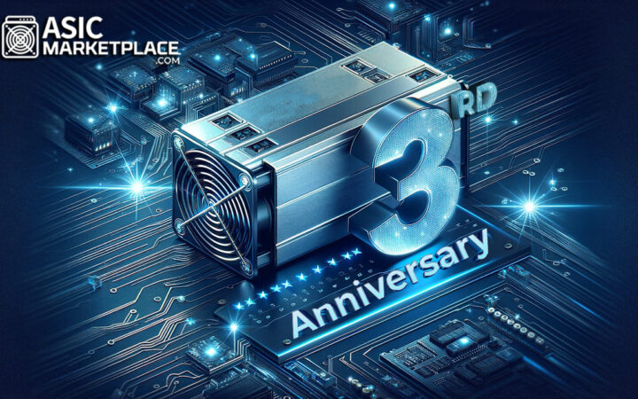 Asic Marketplace Celebrates 3 Remarkable Years of Excellence in the Mining Industry