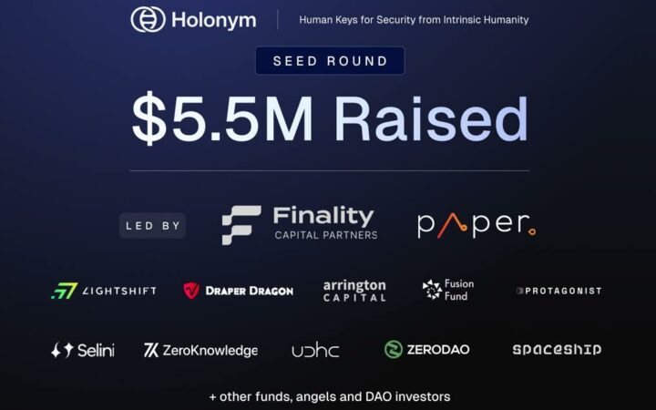 Holonym Foundation Emerges with $5.5 Million Seed Funding to Provide Global Digital Personhood with Human Keys