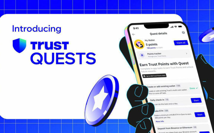 Trust Wallet Launches Quest Platform and Points System to Reward and Educate Users