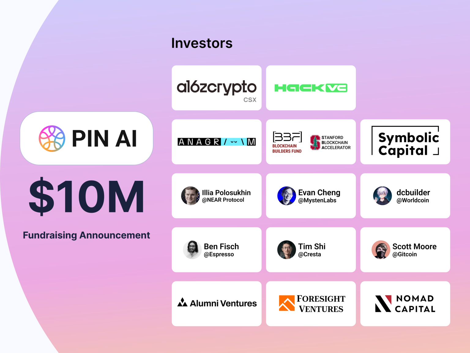 PIN AI Secures $10M from a16z CSX, Hack VC, and All-Star Angels to Launch Open Platform for Personal AI