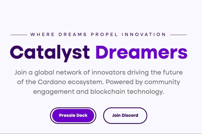 Catalyst Dreamers Launches $DRMRS Token Presale: Poised to Catapult Cardano’s Growth