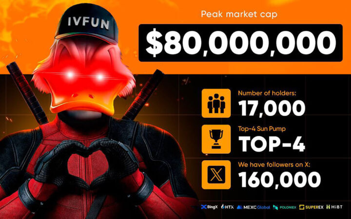 IVFUN Memecoin Launches on TRON’s Sun Pump Network, Surpasses 17,000 Holders