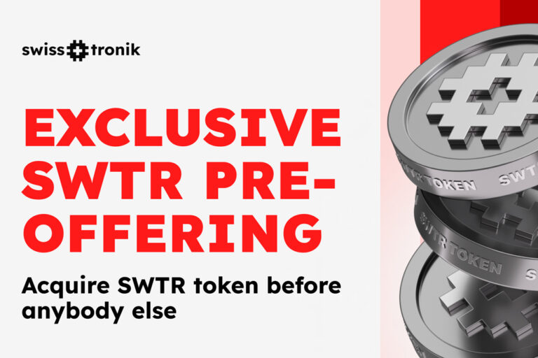 Swisstronik Announces Exclusive Pre-Offering of its Utility Token: SWTR