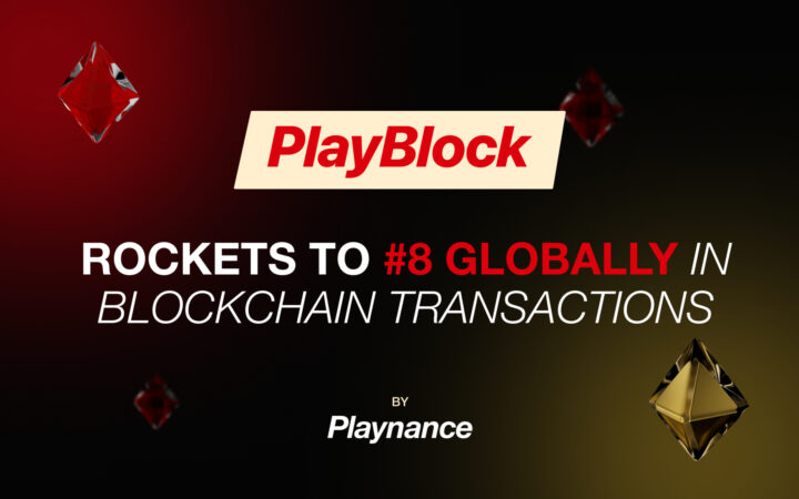 PlayBlock Rockets to #8 Globally in Blockchain Transactions and Turnover Following DappRadar Listing