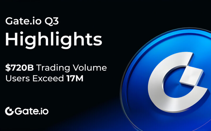 Gate.io Shatters Records in Total Trading Volume in Q3 2024, with Its User Base Surpassing 17 Million