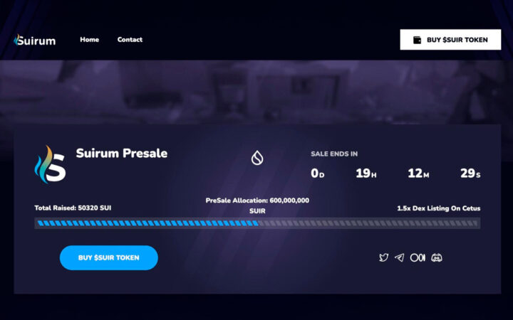 Suirum, The First SUI Memecoin Presale Raises Over 50,000 $SUI, Set To List On Cetus Protocol