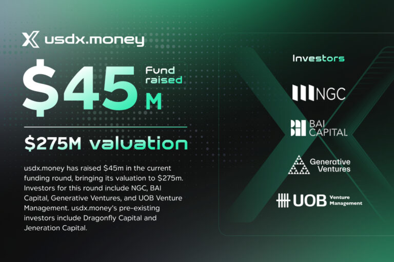 usdx.money Secures $45m New Financing at $275m Valuation