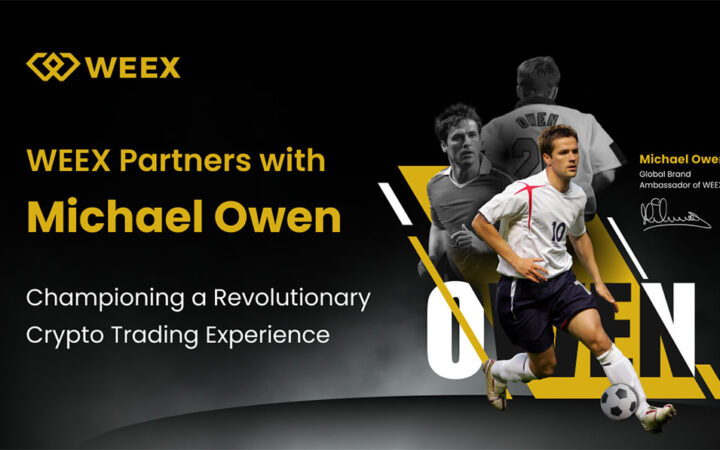 WEEX Partners with Michael Owen to Champion Their Revolutionary Crypto Trading Experiences
