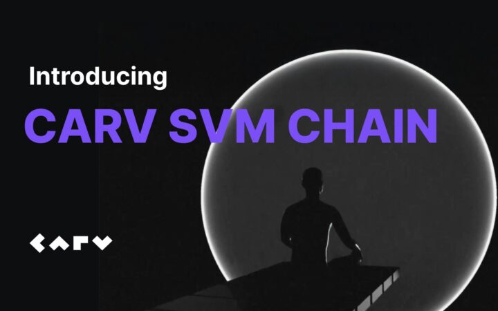CARV Announces the Launch of CARV SVM Chain Testnet: Empowering AI Agents, Redefining Data Sovereignty