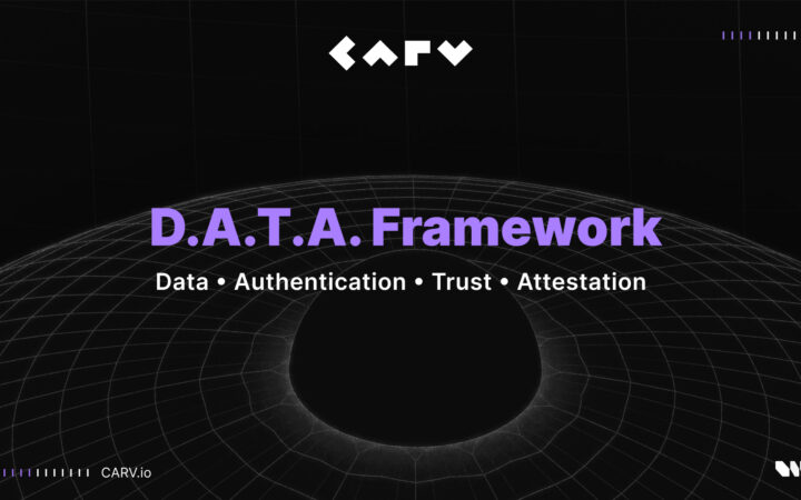 CARV Launches D.A.T.A Framework, Giving AI Agents ‘Eyes and Ears’ with On-Chain and Off-Chain Data