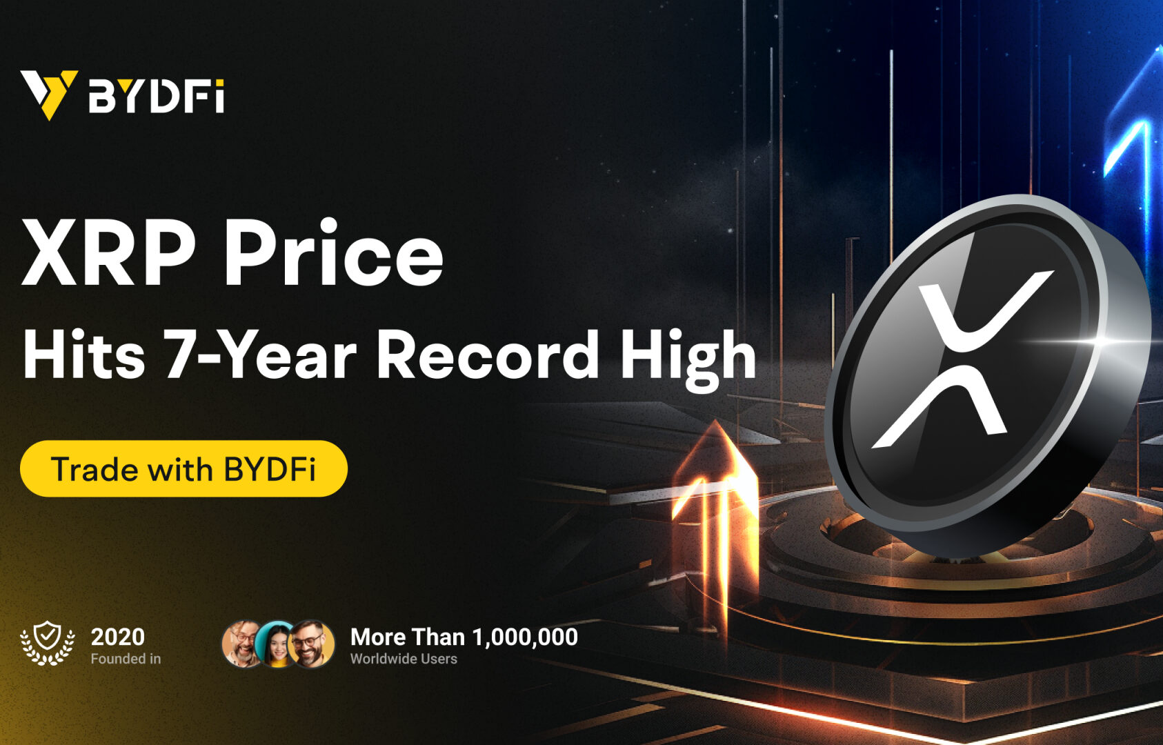 XRP Gains Momentum Toward $5 Amid SEC Appeal Challenges, BYDFi Stays Investor Favorite