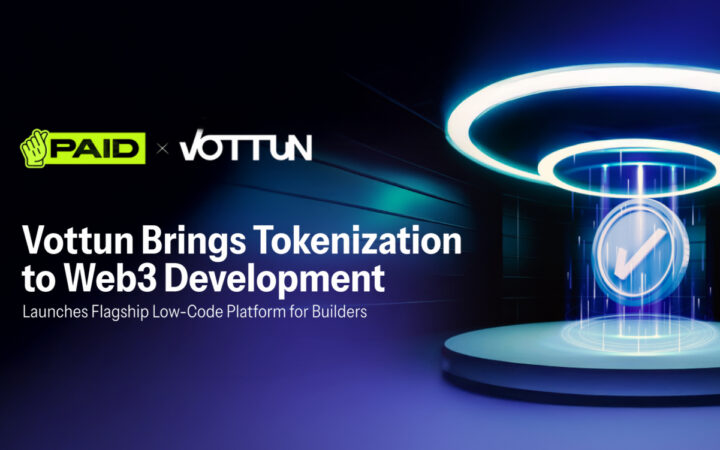 Vottun Brings Tokenization to Web3 Development; Launches Flagship Low-Code Platform for Builders