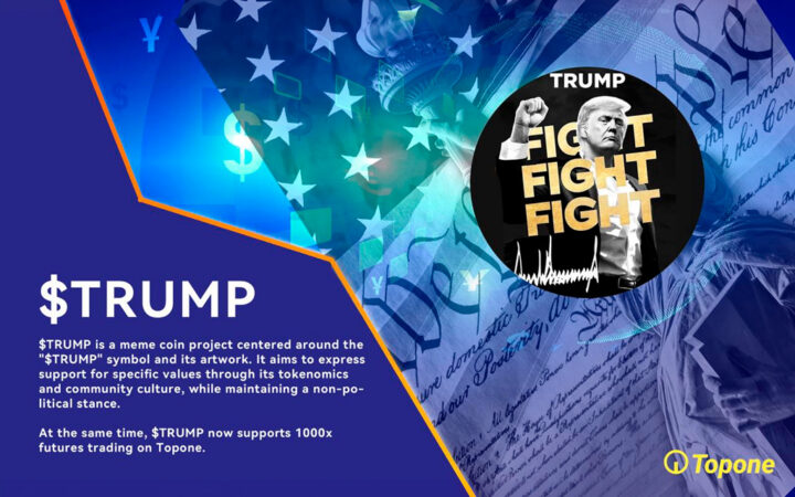 Topone Launches TRUMP Futures with Market’s Highest Leverage of Up to 1000x