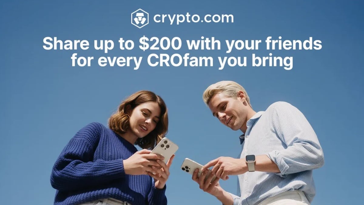 Crypto.com Launches Revamped Referral Program: Share Up to $200 in Rewards with Friends