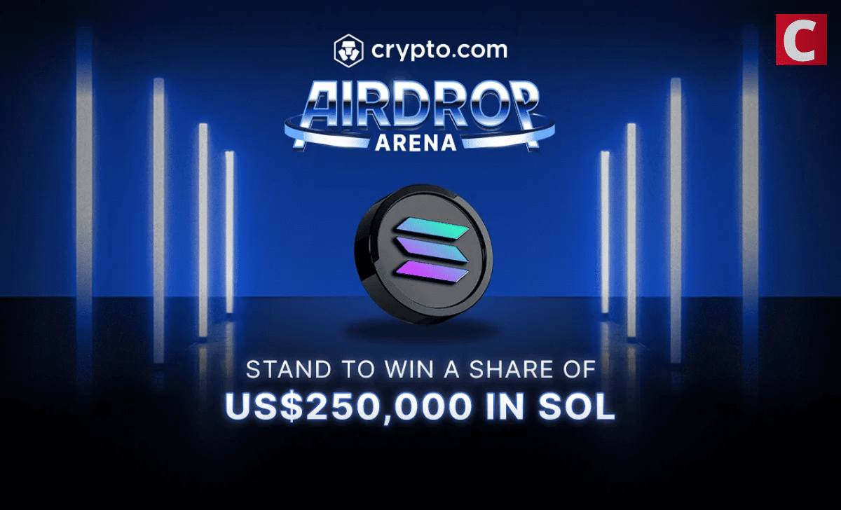Crypto.com Rolls Out $250K Solana Giveaway for Airdrop Arena Participants